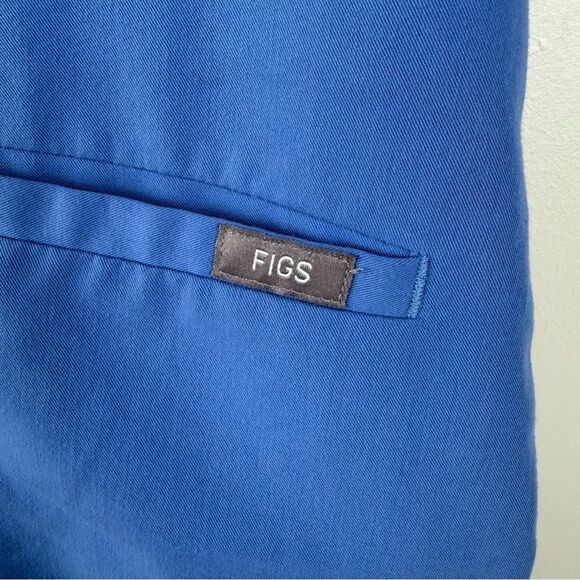 Figs Casma Three-Pocket Scrub Top Size Medium Blue PO 1494 Style FW1100 - Picture 4 of 8